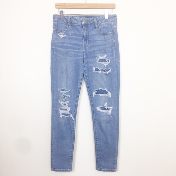 American Eagle Outfitters Denim - American Eagle | Distressed Hi-Rise Jegging Jeans